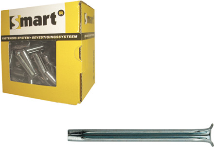 SMART | Spanhuls in gehard veerstaal 6x80 Zn | 100 st SM00EA001060080E