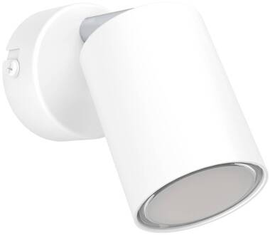 Smart Spot Adfira-Z, wit, 1-lamp, staal wit, chroom