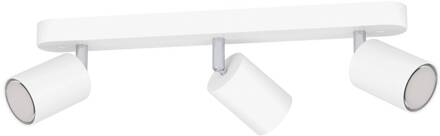 Smart Spot Adfira-Z, wit, 3-lamps, staal wit, chroom