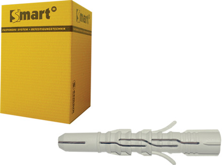 SMART | Sterk nylon multifunc. plug Ø 10x70 | 50 st SM00LPN001000703