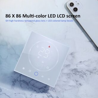 Smart Thermostat 16A Digital Programmable LED Display Underfloor Heating Temperature Controller Digital Intelligent Wall Thermostat for Electric Heating