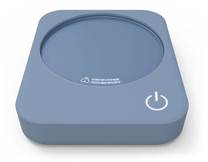 Smart Thermostatische Coaster Cup Heater Voor Koffie Melk Thee Cacao Water Sap Office Home Mok Constante Temperatuur Warmer Pad blauw 220V