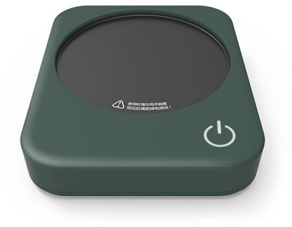 Smart Thermostatische Coaster Cup Heater Voor Koffie Melk Thee Cacao Water Sap Office Home Mok Constante Temperatuur Warmer Pad zwart 220V