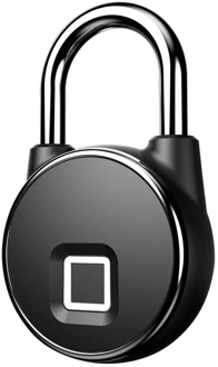 Smart Thumbprint Door Padlocks Rechargeable Door Lock Fingerprint Smart Padlock USB Keyless Quick Unlock Drop Shipping