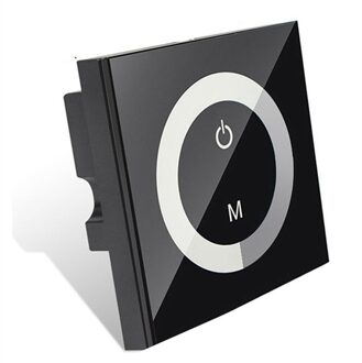 Smart Touch Panel Led Dimmer Controller Muur Switch Dc 12V 24V 12A 3 Channel Led Controller Voor Enkele kleur Led Strip Verlichting