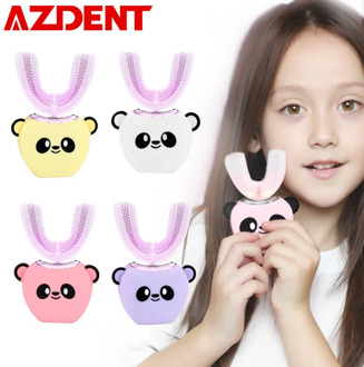 Smart U 360 Degrees Kids Sonic Electric Toothbrush Music Silicon Automatic Ultrasonic Teeth Tooth Brush Cartoon Pattern Children