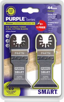 Smart UN PUR 44x52mm BiM Titaan blad 3+1st - P44TN3+1 P44TN3+1