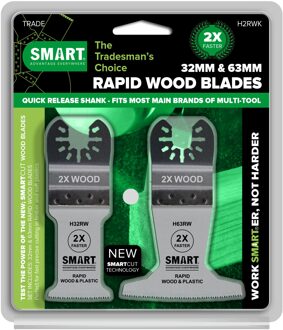 Smart UN TRA 2st Blad assorti snelsnij hout - H2RWK H2RWK