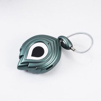 Smart Vingerafdruk Slot Waterdichte Mini Biometrische Keyless Usb Oplaadbare Hangslot Vingerafdruk Chip Anti Heft Bagage Tas Doos groen