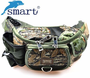 Smart Vissen Tas 30X9X14Cm Multifunctionele Outdoor Visgerei Rugzak Waterdicht Taille Tas Bolsa Pesca
