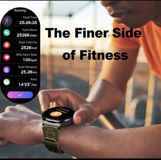 Smart Watch 1.85-inch High-Clear Screen Sports Health Monitoring Sleep Monitor Watch IP68 Waterproof BT5.0 400+ Watch Faces Long Usage Time Multi-sport Modes BT Call for Men Women Health Monitor Watch