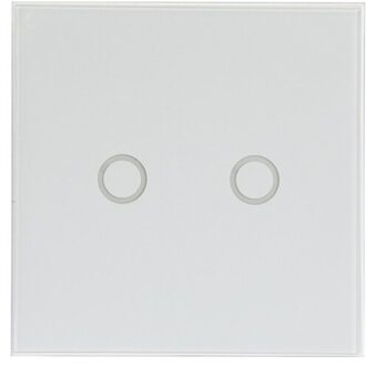 Smart Wifi Eu Lichtschakelaar 1/2/3 Gang Touch Sensitive Muur Type Domotica Z Wave Draadloze 2 Gang