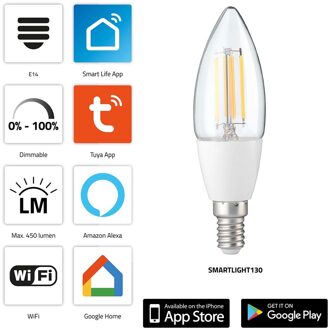 Smart wifi filament LED lamp Alecto