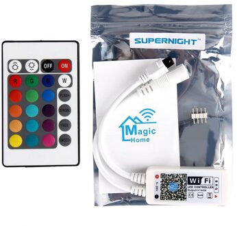Smart Wifi Led Rgb Light Strip Muziek Controller Smart Lichtschakelaar Draadloze Afstandsbediening Breaker Voor Alexa Google Home D30 1 stk