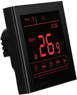 Smart Wifi Thermostaat Temperatuur Controller 95 ~ 240V Elektrische Warm Vloerverwarming Water Gas Boiler Werkt Met Alexa Google thuis zwart / MK-70GC WiFi Boiler