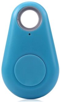 Smart Wireless 4.0 Sleutel Anti Verloren Finder Tracker Alarm Gps Locator Draadloze Positionering Portemonnee Huisdier Sleutel biue