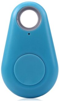 Smart Wireless 4.0 Sleutel Anti Verloren Finder Tracker Alarm Gps Locator Draadloze Positionering Portemonnee Huisdier Sleutel Blauw
