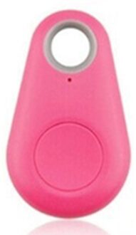 Smart Wireless 4.0 Sleutel Anti Verloren Finder Tracker Alarm Gps Locator Draadloze Positionering Portemonnee Huisdier Sleutel roze