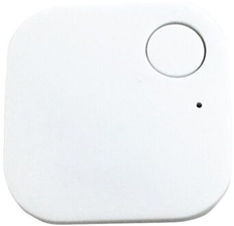 Smart Wireless Bluetooth 4.0 Tracker Ouderen Kind Huisdier Portemonnee Sleutel Auto Tassen Koffer Anti Verloren Gps Locator Alarm Finder wit