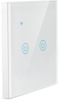 Smart Wireless Touch Schakelaar 1/2/3Gang 433Mhz Rf Lichtschakelaar Draadloze Panel Schakelaar Afstandsbediening 10A/1100W Zender Ontvanger 3 Gang 3 Receiver