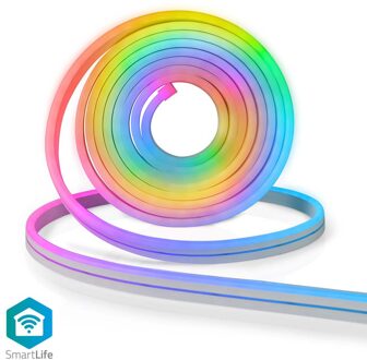 SmartLife Gekleurde LED-strip | Wi-Fi | Meerkleurig