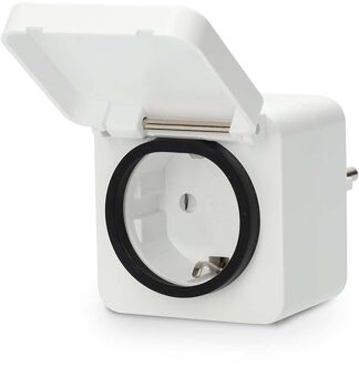 SmartLife Slimme Stekker | Zigbee 3.0 | IP44 | Energiemeter | 3680 W | Type F (CEE 7/7) | Android / Smart home accessoire