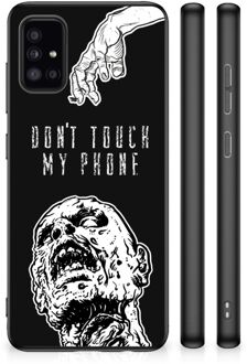 Smartphone Hoesje Super als Cadeautjes voor Hem Samsung Galaxy A51 Back Case TPU Siliconen Hoesje met Zwarte rand Zombie