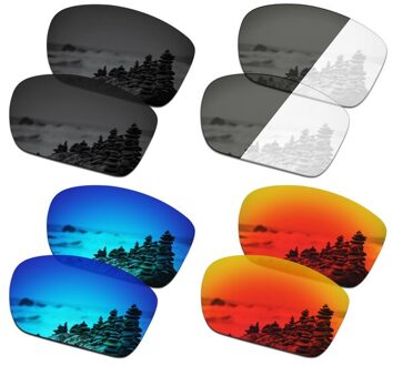 SmartVLT 4 Pairs Gepolariseerde Zonnebril Vervanging Lenzen voor Oakley Big Taco-4 Kleuren