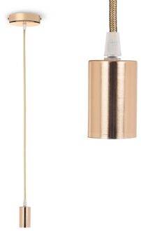 Smartwares Pendellamp Rosé Goud - 158 cm hanglamp - E27 Fitting