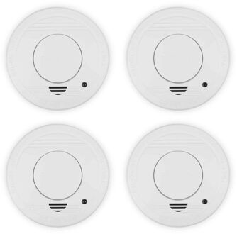 Smartwares RM250-4 Rookmelderset 4-pack Wit