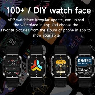 Smartwatch 1.91-inch Large Screen High-clear Display Comprehensive Health Monitoring Multi-function Sports Mode Waterproof IP67 Watch for Men and Women Blood Pressure Monitor Glucose Monitor Watch