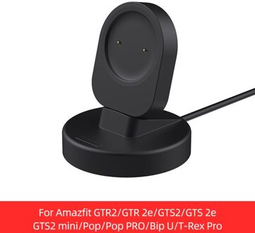 Smartwatch Dock Charger Adapter Usb-oplaadkabel Cord Voor Amazfit Gtr 2(GTR2e)/Gts 2 Mini (GTS2e) Zepp E Bip U Pop Smart Horloge Charging Dock