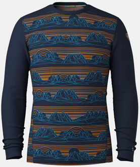 Smartwool Classic Thermal Merino Baselayer Crew Ondershirt Blauw - L