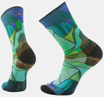 Smartwool Hike Mirror Mountain Print Crew Wandelsok Assortiment - L