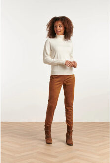 Smashed Lemon 23600 basic off turtleneck | Wit - XL