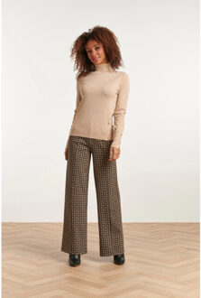 Smashed Lemon 23600 basic turtleneck | Beige - XXL