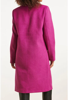 Smashed Lemon 23618 paars getailleerd lang damesjas | - M