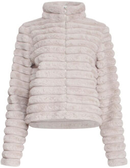 Smashed Lemon 23620 vest rib gebreid beige lois | - XL