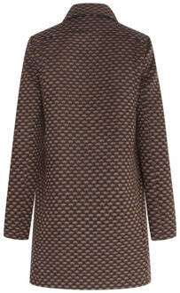 Smashed Lemon 23631 damesjas gevlek print | Zwart - XL