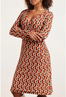 Smashed Lemon 23859 damesjurk met tribaalpatroon | Veelkleurig - XXXL