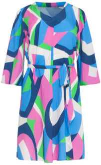 Smashed Lemon 24042 klassieke jurk | Wit - XS