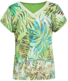 Smashed Lemon 24146 comfortabele stretch zomertop | Veelkleurig