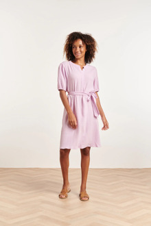 Smashed Lemon 24350 stijlvol lila korte jurk Print / Multi - XS