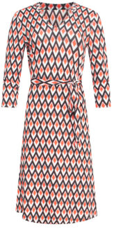 Smashed Lemon 24433-998 grafisch bedrukte zomerjurk | Veelkleurig - XXXL