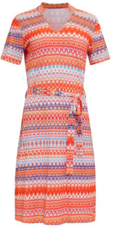 Smashed Lemon 24437 zomergetinte abstract aztekenprint zacht stretch Veelkleurig - XL