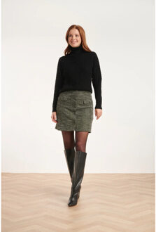 Smashed Lemon 24567 textuur rok | Groen - XXXL