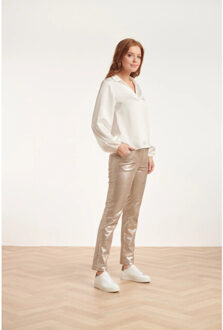 Smashed Lemon 24594 satijnen te top | Wit - XS