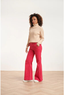 Smashed Lemon 24628 gebreid top met gevlochten structuur | Beige - XXXL