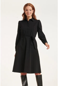 Smashed Lemon 24714 e travel kwaliteit jurk | Zwart - XS