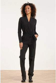 Smashed Lemon 24732 e travel kwaliteit jumpsuit | Zwart - XL